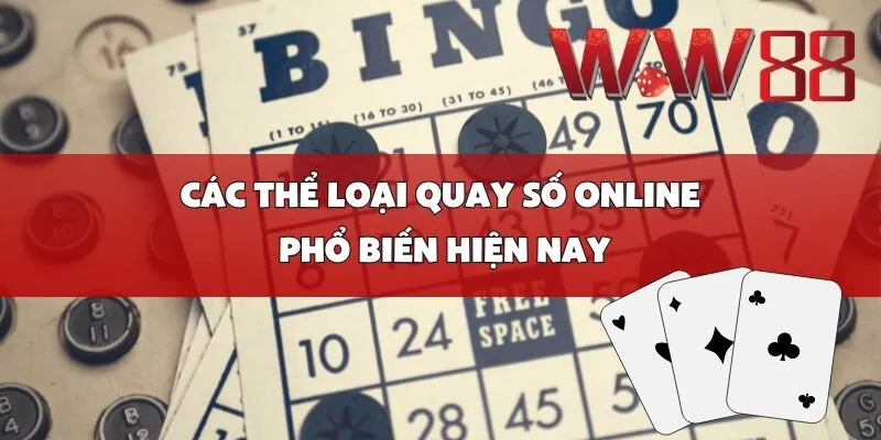 Các thể loại quay số online phổ biến hiện nay